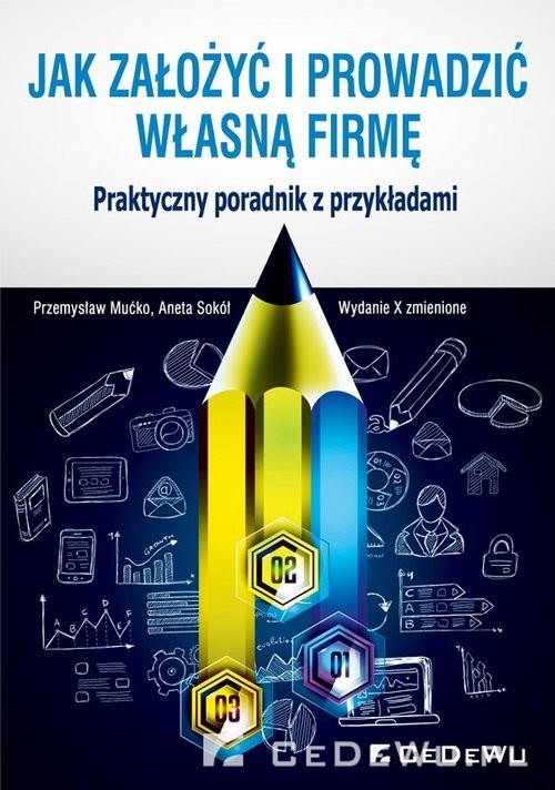 okładka Jak założyć i prowadzić własną firmę Praktyczny poradnik z przykładami książka | Przemysław Mućko, Aneta Sokół