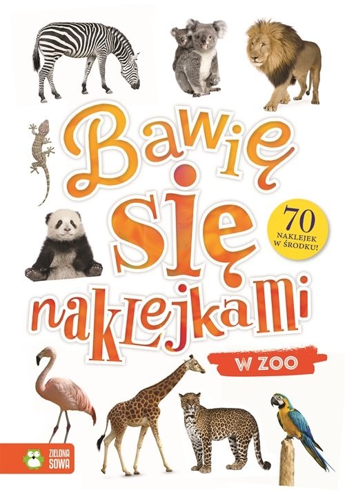 okładka Bawię się naklejkami W zoo książka