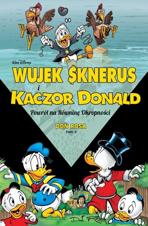 okładka Wujek Sknerus i Kaczor Donald Powrót na Równinę Okropności Tom 2 książka | Don Rosa