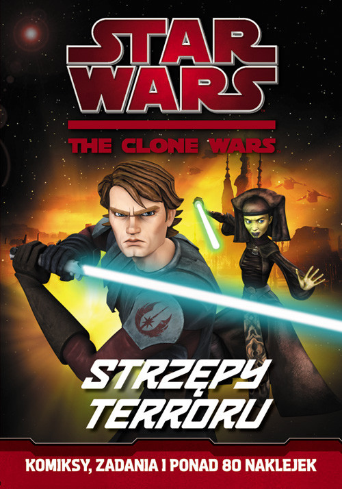 okładka Star Wars The Clone Wars Strzępy terroru SW1 książka