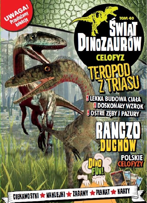 okładka Świat Dinozaurów 40 Celofyz książka