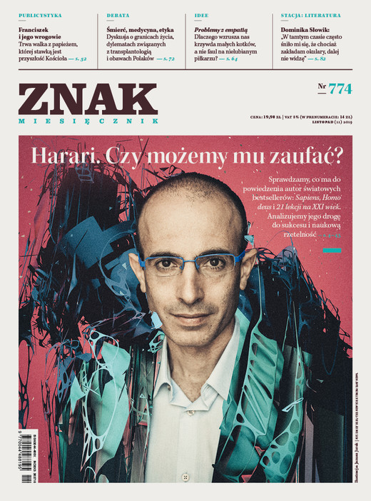 okładka ZNAK 774 11/2019: Harari. Czy możemy mu zaufać?  książka