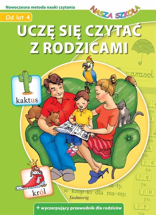 okładka Uczę się czytać z rodzicami Nasza Szkoła książka