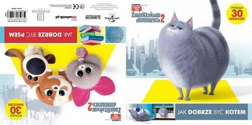 okładka Sekretne życie zwierzaków domowych 2 Jak dobrze być kotem/Jak dobrze być psem książka | Opracowania Zbiorowe