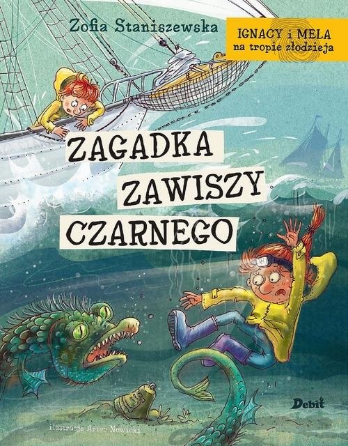 okładka Ignacy i Mela na tropie złodzieja Zagadka Zawiszy Czarnego książka | Zofia Staniszewska