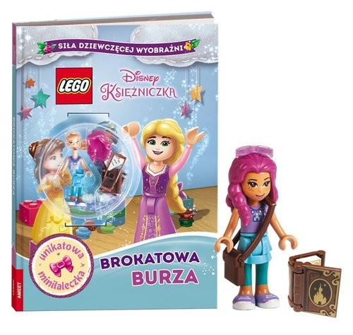 okładka Książka do czytania Lego Disney Księżniczka Brokatowa burza książka | Brody Jessica