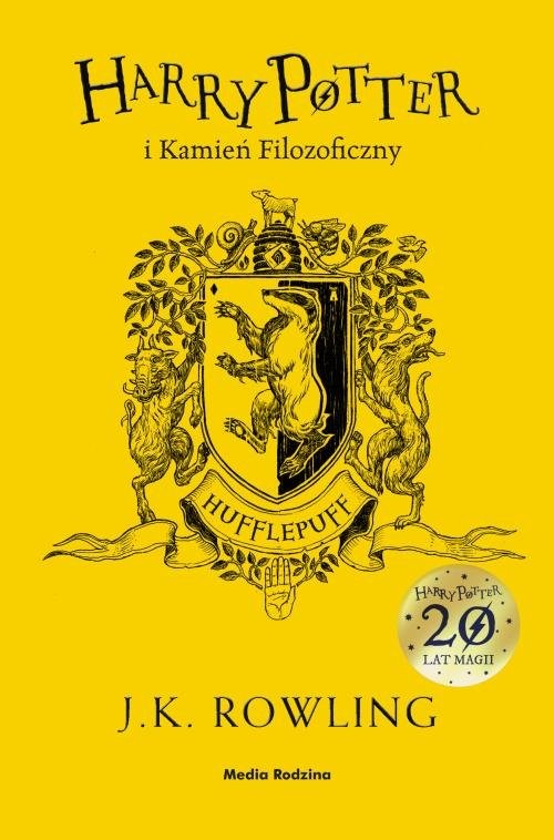 okładka Harry Potter i kamień filozoficzny Hufflepuff książka | J.K. Rowling