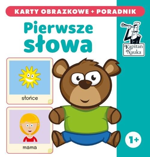 okładka Kapitan Nauka Pierwsze słowa karty obrazkowe + poradnik książka