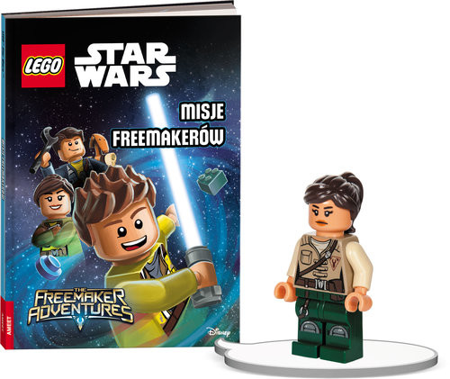 okładka Książka do czytania Lego Star Wars Misje Freemakerów + minifigurka K ZKLNRD307/1 książka