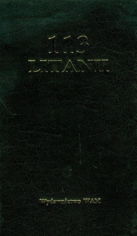 okładka 113 litanii czarny książka | Jerzy Lech Kontkowski