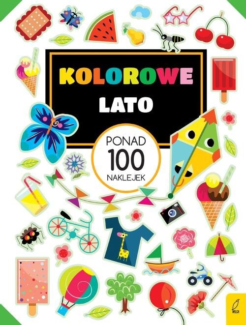 okładka Kolorowe lato Ponad 100 naklejek książka