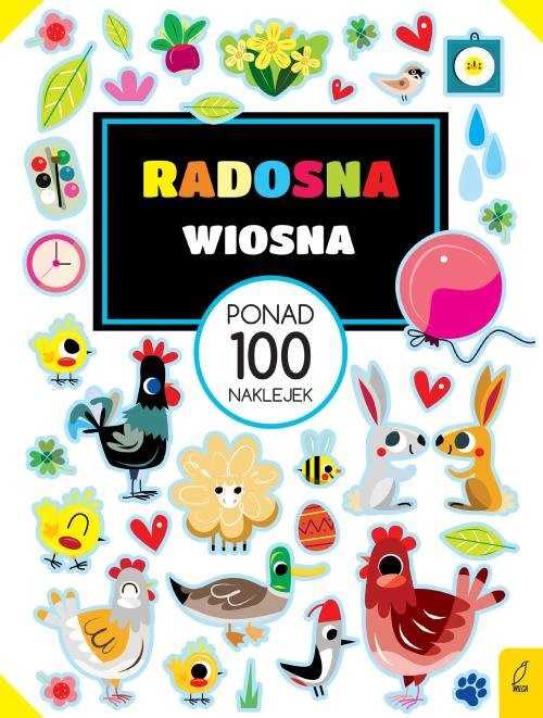 okładka Radosna wiosna Ponad 100 naklejek książka