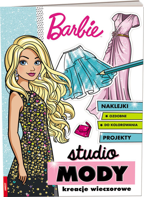 okładka Barbie Studio mody Kreacje wieczorowe MOD-1101 książka