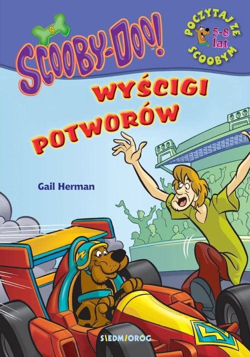 okładka ScoobyDoo! Wyścigi potworów Poczytaj ze Scoobym książka | Gail Herman
