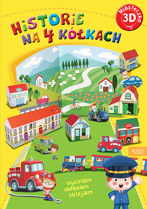 okładka Miasteczko 3D Historie na 4 kółkach książka | Riffaldi Serena