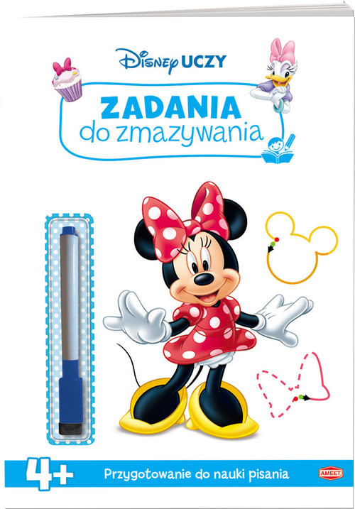okładka Disney Uczy Minnie Zadania do zmazywania książka