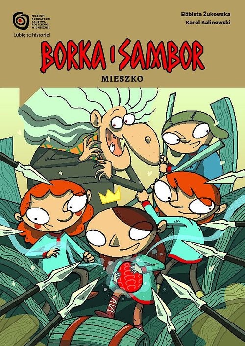 okładka Borka i Sambor 4 Mieszko książka | Karol Kalinowski, Elżbieta Żukowska