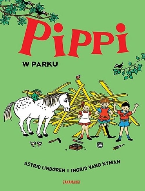 okładka Pippi w parku książka | Astrid Lindgren