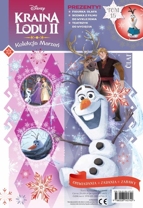 okładka Kraina Lodu Kolekcja marzeń Tom 15 Olaf książka | Opracowania Zbiorowe