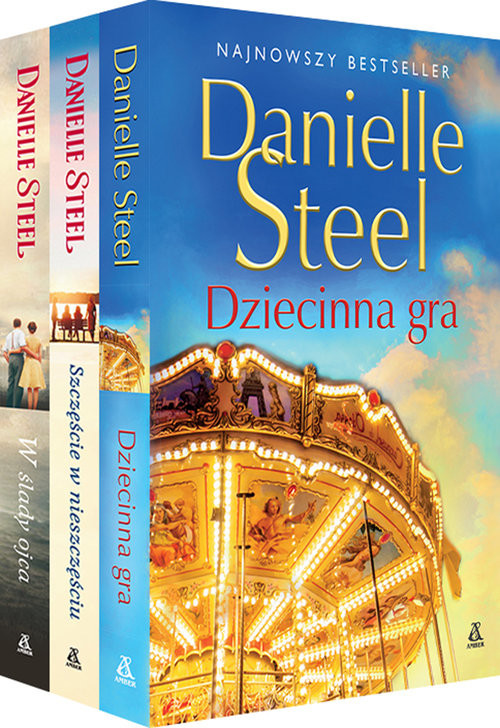 okładka Dziecinna gra / Szczęście w nieszczęściu / W ślady ojca Pakiet książka | Danielle Steel