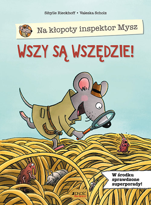 okładka Na kłopoty inspektor Mysz Wszy są wszędzie! książka | Rieckhoff Sibylle