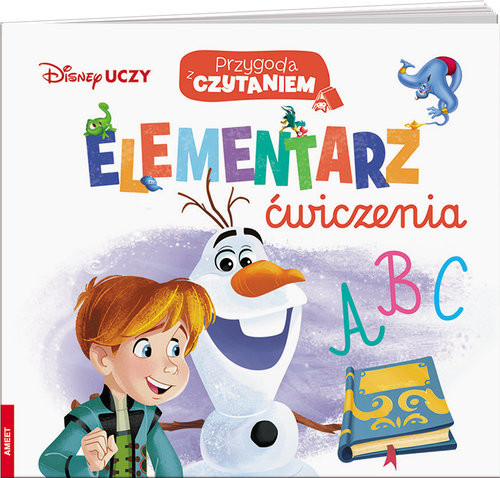 okładka Disney Uczy Przygoda z czytaniem Elementarz Ćwiczenia PCC-9302 książka