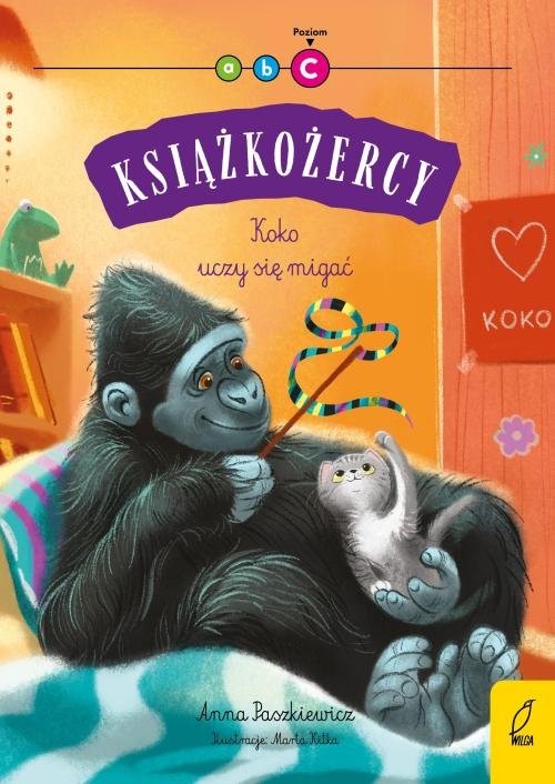 okładka Książkożercy Koko uczy się migać Poziom C książka | Anna Paszkiewicz