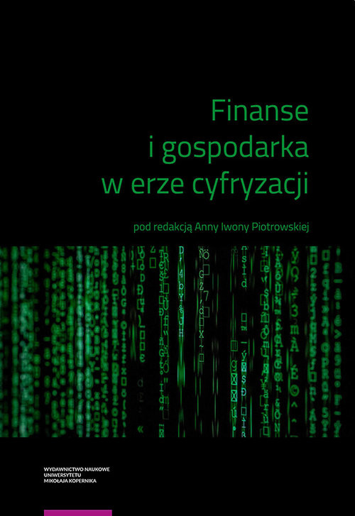 okładka Finanse i gospodarka w erze cyfryzacji książka