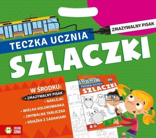 okładka Teczka ucznia z pisakiem Szlaczki książka