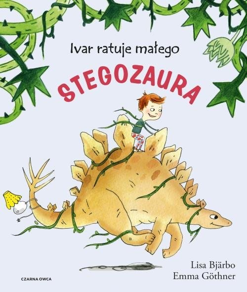 okładka Ivar ratuje małego stegozaura książka | Bjarbo Lisa