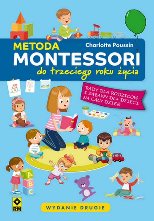 okładka Metoda Montessori do trzeciego roku życia książka | Charlotte Poussin