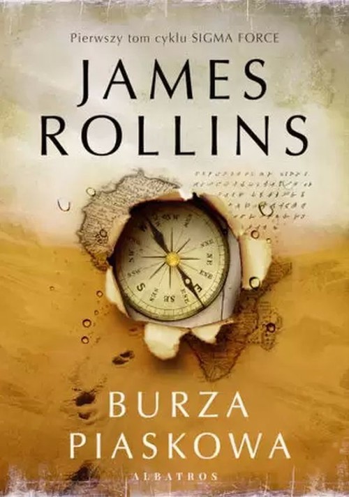 okładka Burza piaskowa książka | James Rollins