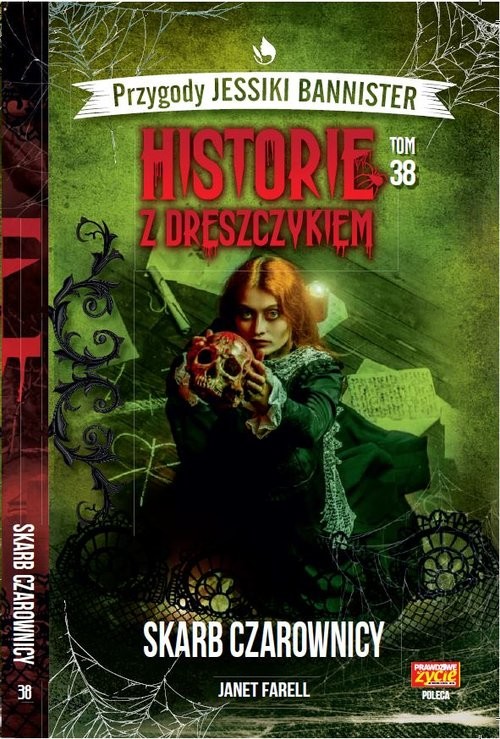 okładka Historie z dreszczykiem Jessiki Bannister Tom 38 Skarb czarownicy książka | Farell Janet