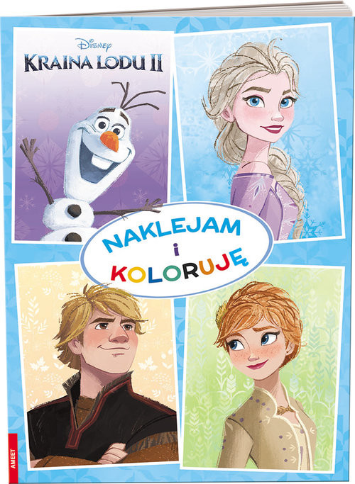 okładka Kraina Lodu 2 Naklejam i koloruję NAK-9105 książka | Opracowania Zbiorowe