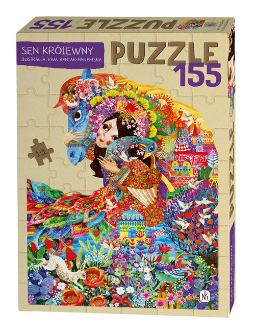 okładka Sen królewny Puzzle książka | Ewa Beniak-Haremska