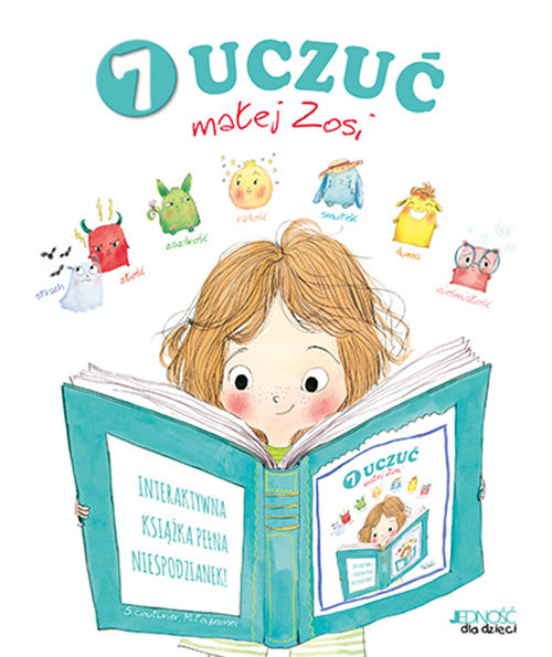 okładka 7 uczuć małej Zosi książka | Couturier Stéphanie
