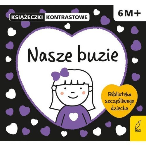 okładka Nasze buzie Książeczka kontrastowa książka | Krystyna Bardos