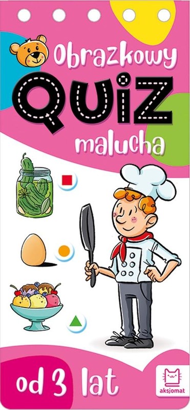 okładka Obrazkowy quiz malucha od 3 lat książka