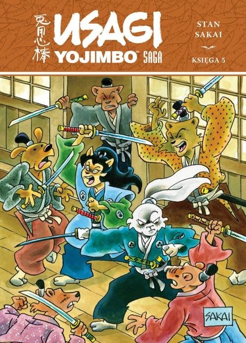 okładka Usagi Yojimbo Saga Księga 5 książka