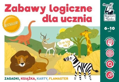 okładka Zabawy logiczne dla ucznia książka | Natalia Minge, Krzysztof Minge, Monika Sobkowiak, Agnieszka Biela