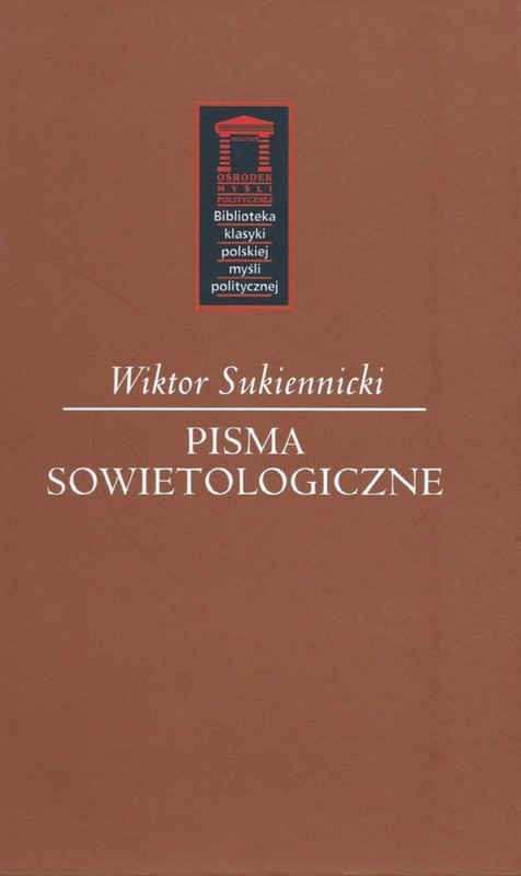 okładka Pisma sowietologiczne książka | Sukiennicki Wiktor