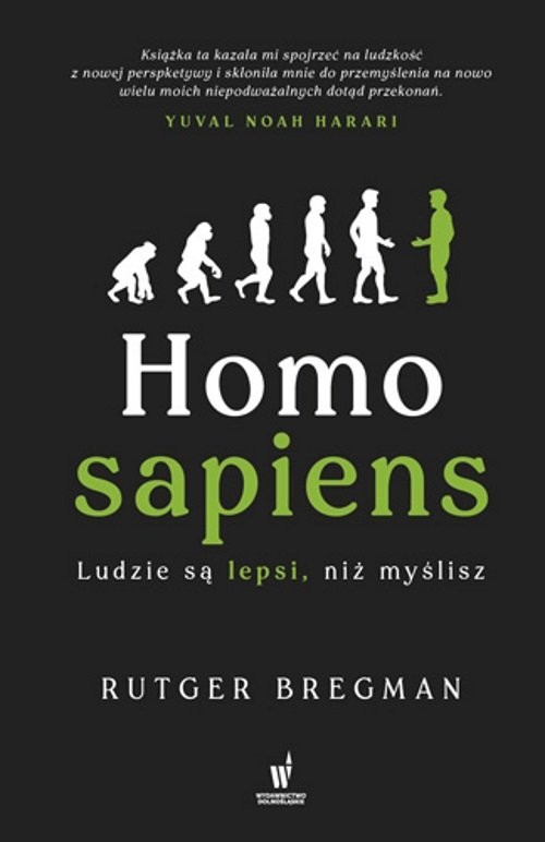 okładka Homo Sapiens Ludzie są lepsi niż myślisz książka | Bregman Peter