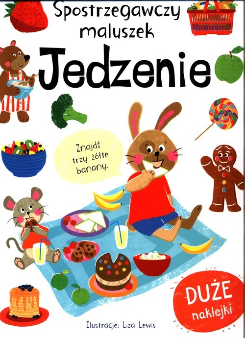 okładka Spostrzegawczy maluszek Jedzenie książka | Becky Miles