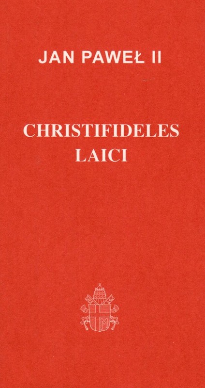 okładka Christifideles laici książka | św. Jan Paweł II