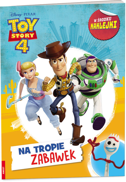 okładka Toy Story 4 Na tropie zabawek książka