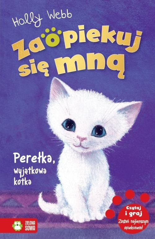 okładka Zaopiekuj się mną Perełka wyjątkowa kotka książka | Holly Webb