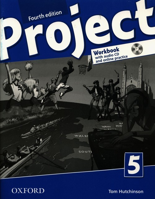 okładka Project Level 5 Workbook with Audio CD and Online Practice Poziom: False Beginner to Intermediate (A1-mid B1) książka | Tom Hutchinson