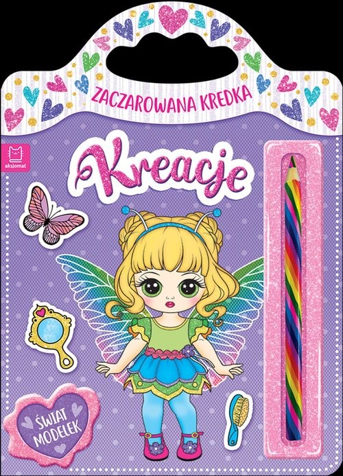 okładka Zaczarowana kredka Kreacje Świat modelek książka