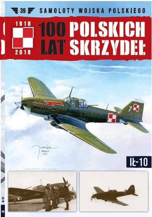 okładka 100 lat polskich skrzydeł Tom 39 IŁ 10 książka
