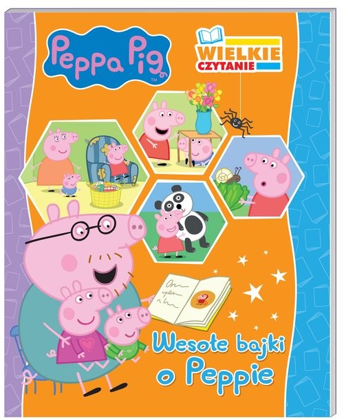 okładka Peppa Pig Wielkie czytanie Wesołe bajki o Peppie książka
